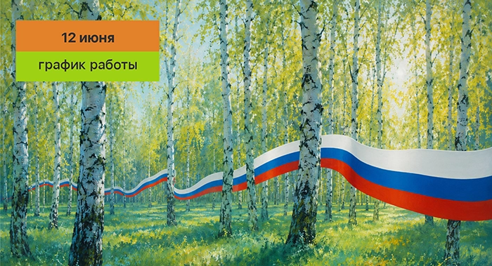 День России: наш график в июне
